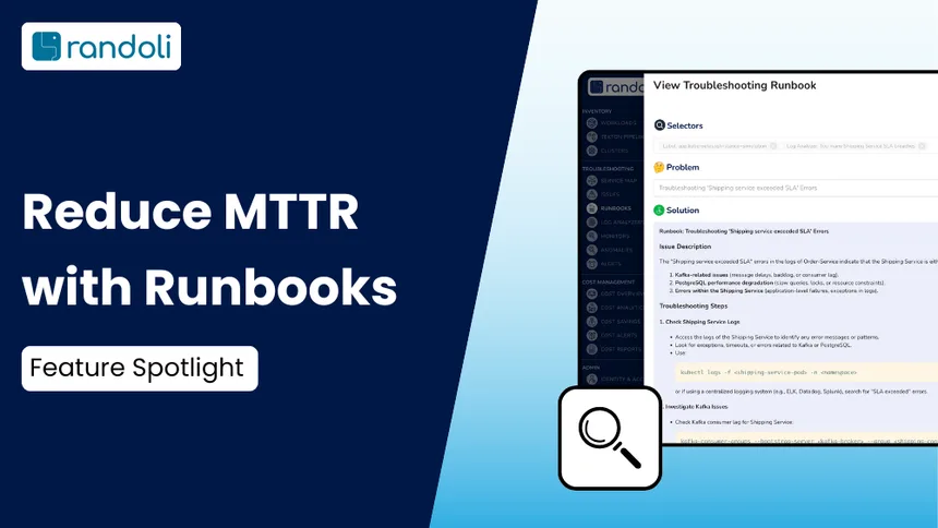 Reduce MTTR with Runbooks